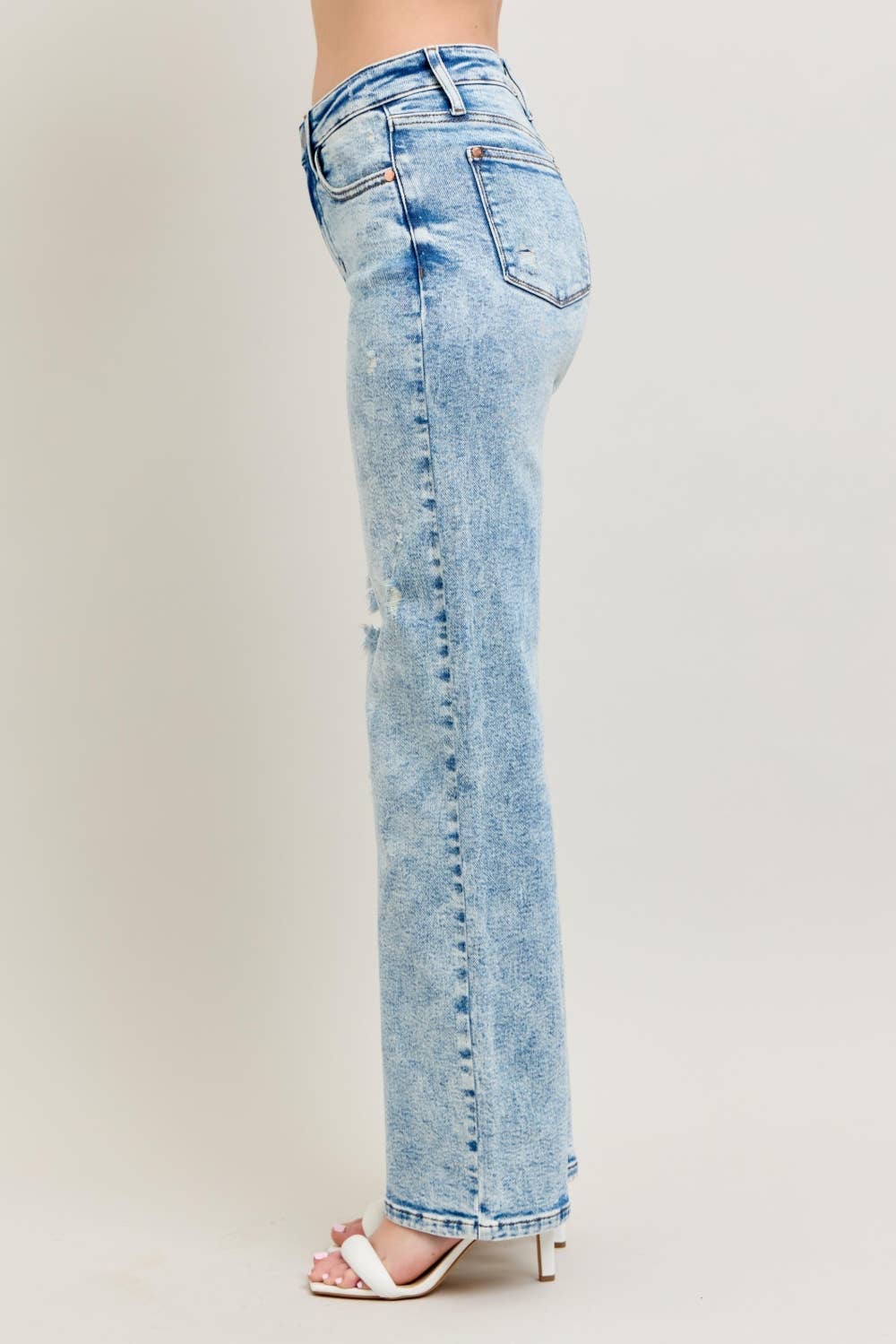 HW Mineral Wash Destroy 90's Straight: LT