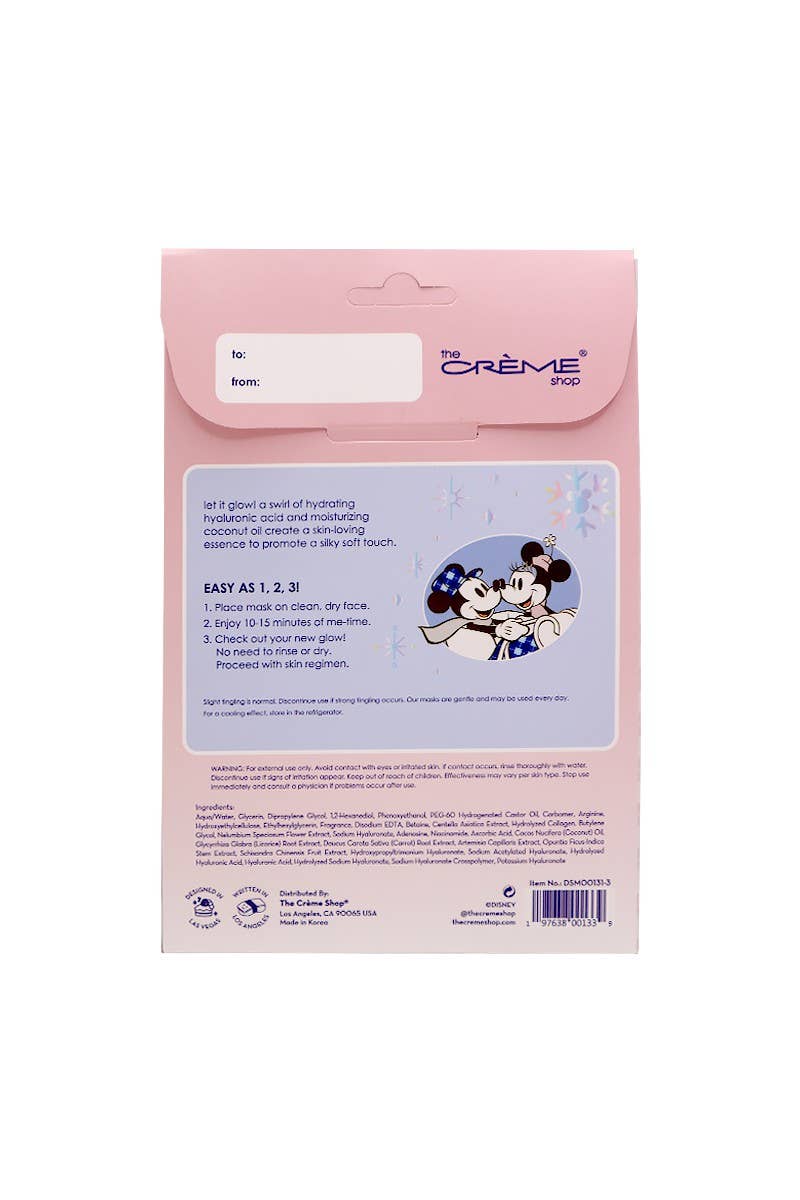 TCS DSM00131 Disney Wonderful Glow 3 Sheet Facial Mask