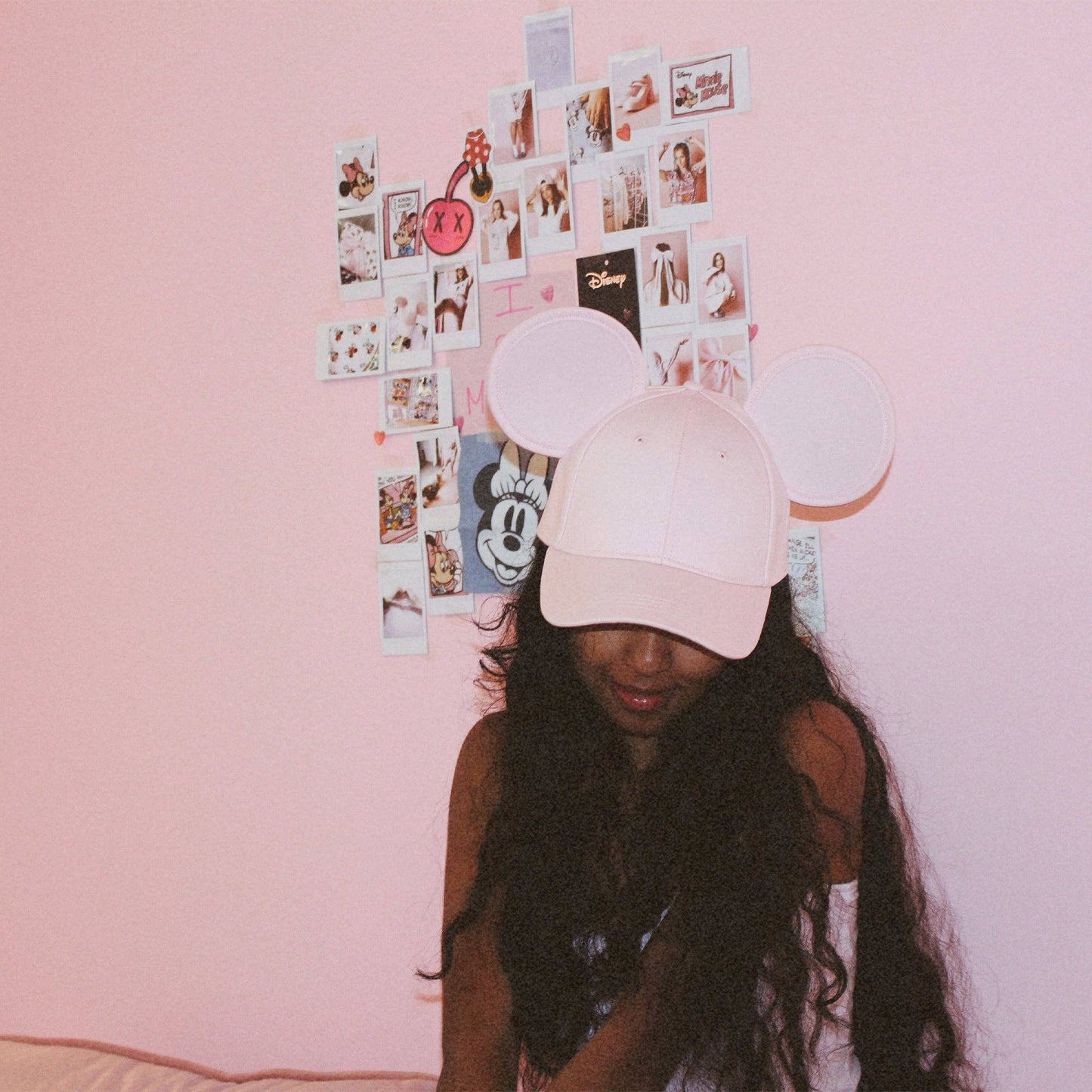 Pink Mickey Ear Hat: Pink / O/S