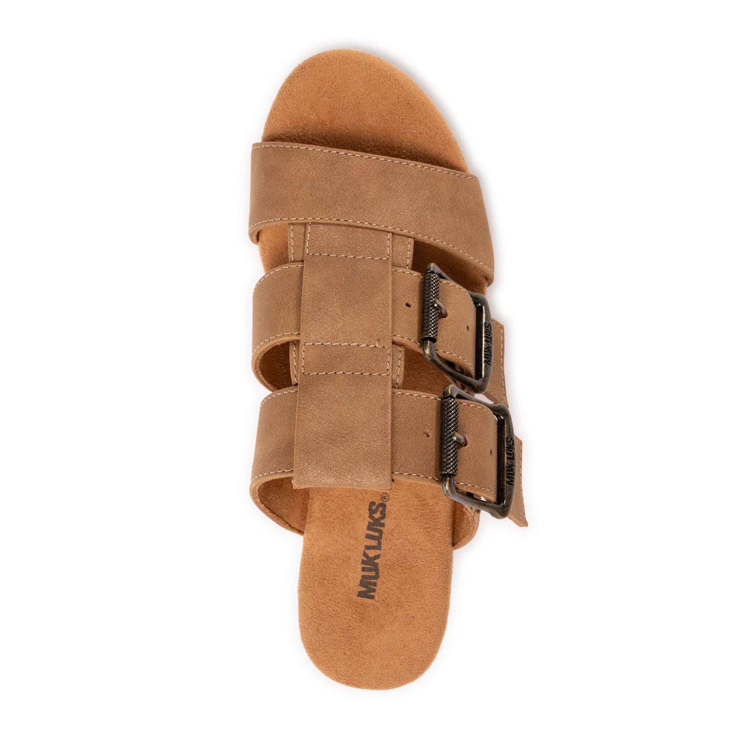 Muk Luks Women's Myra Sandal: Tan