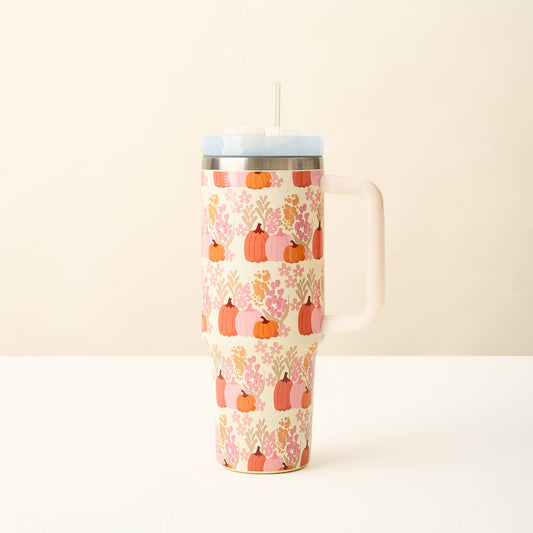 40 oz Take Me Everywhere Tumbler-Harvest Blooms