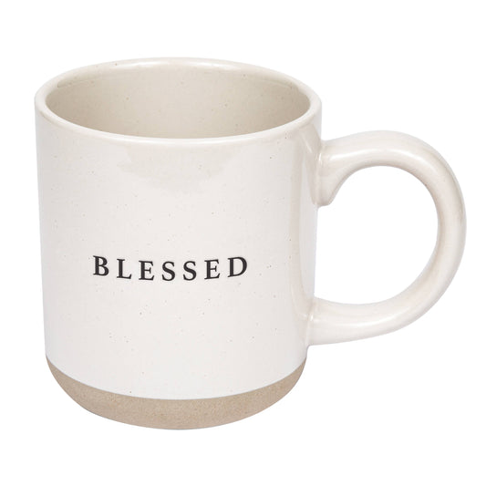 Blessed Stoneware Coffee Mug - Gifts & Home Decor