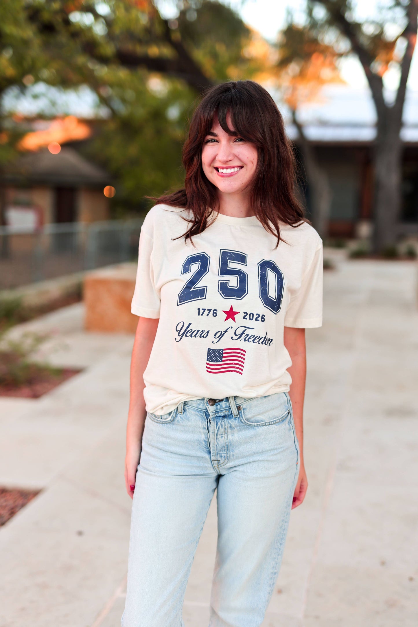 250 Years Of Freedom - S/S Crew (Cream)