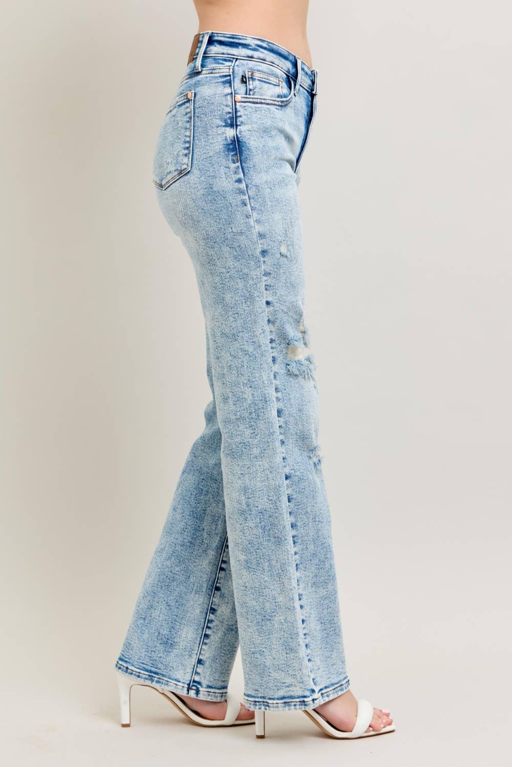 HW Mineral Wash Destroy 90's Straight: LT