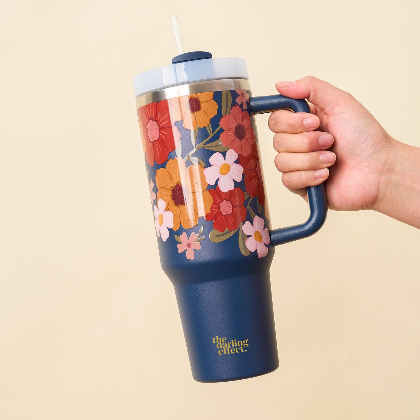 40 oz Take Me Everywhere Tumbler-Wild About You Navy