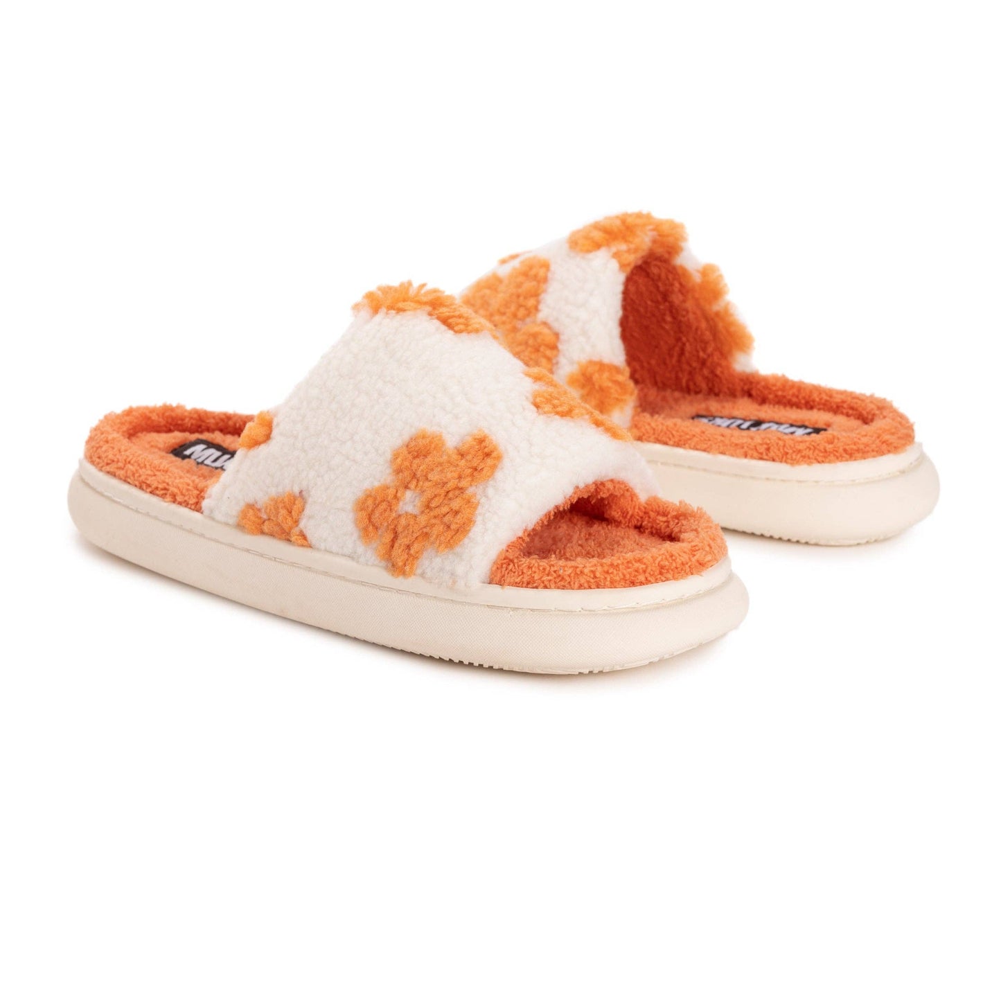 Muk Luks Women's Marsai Slide Slippers: Orange
