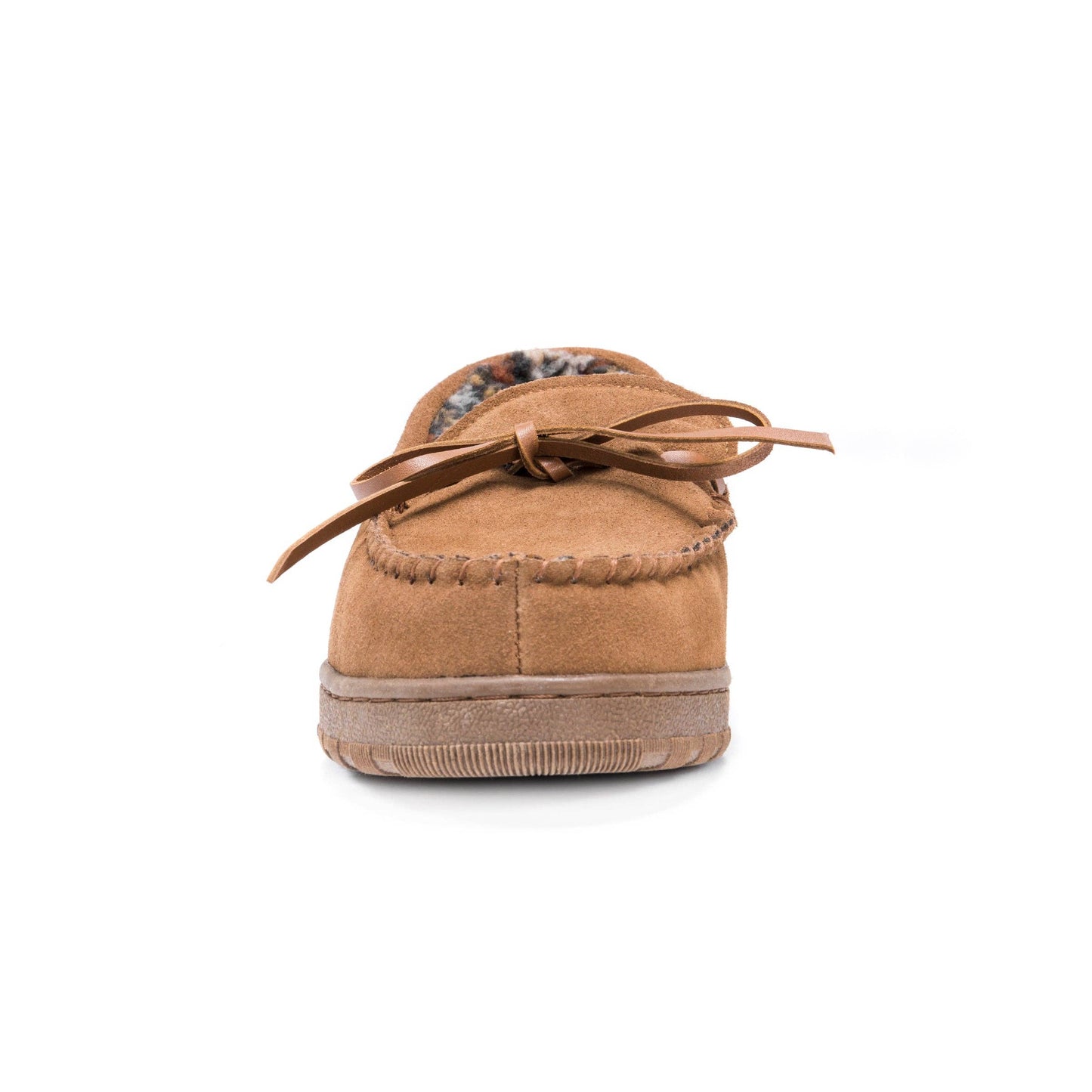 MUK LUKS Men's Paul Suede Moccasin: Tan