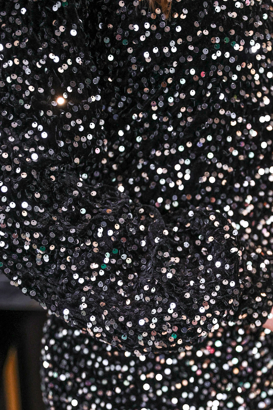 Old Flame Sequin Dress- Black