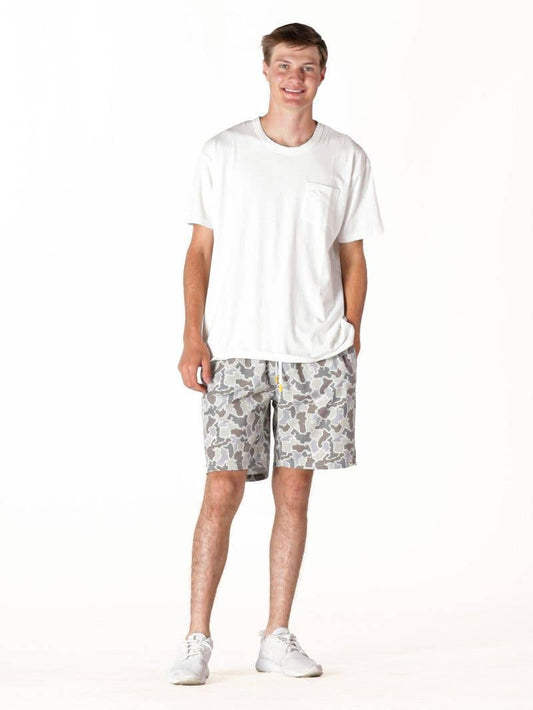 Men’s Simply Southern Camo/Grey Shorts