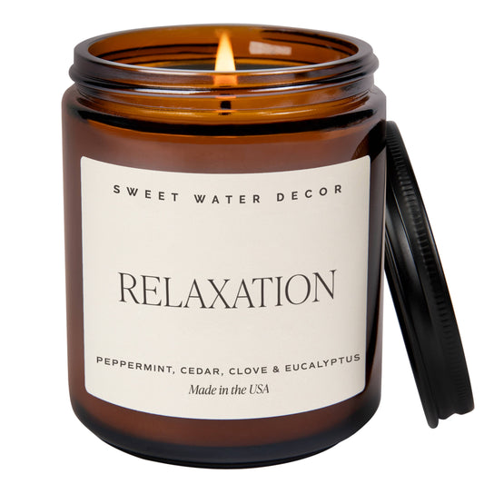 Relaxation 9 oz Soy Candle - Home Decor & Gifts