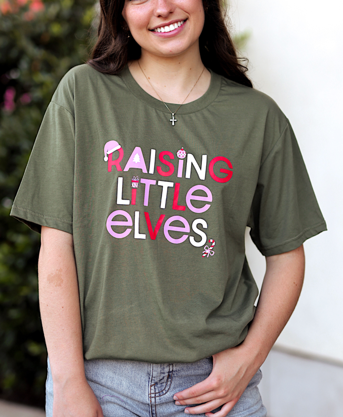 K&C Raising Little Elves - S/S (Military Green)