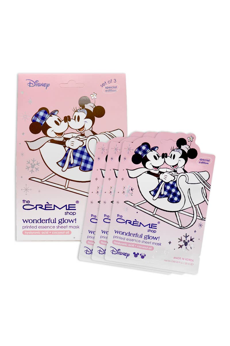 TCS DSM00131 Disney Wonderful Glow 3 Sheet Facial Mask