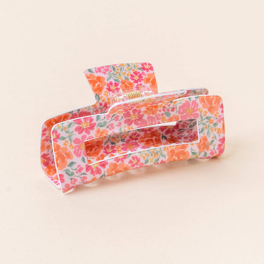 Claw Clip-Secret Garden Pink