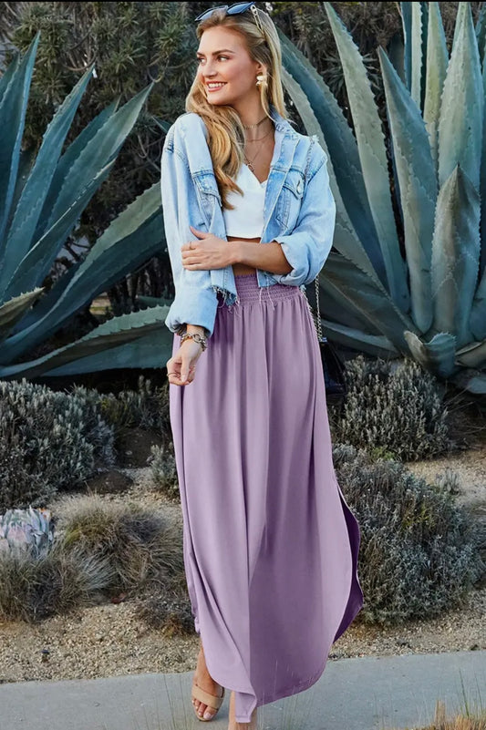 Favorite Maxi Skirt - Lilac