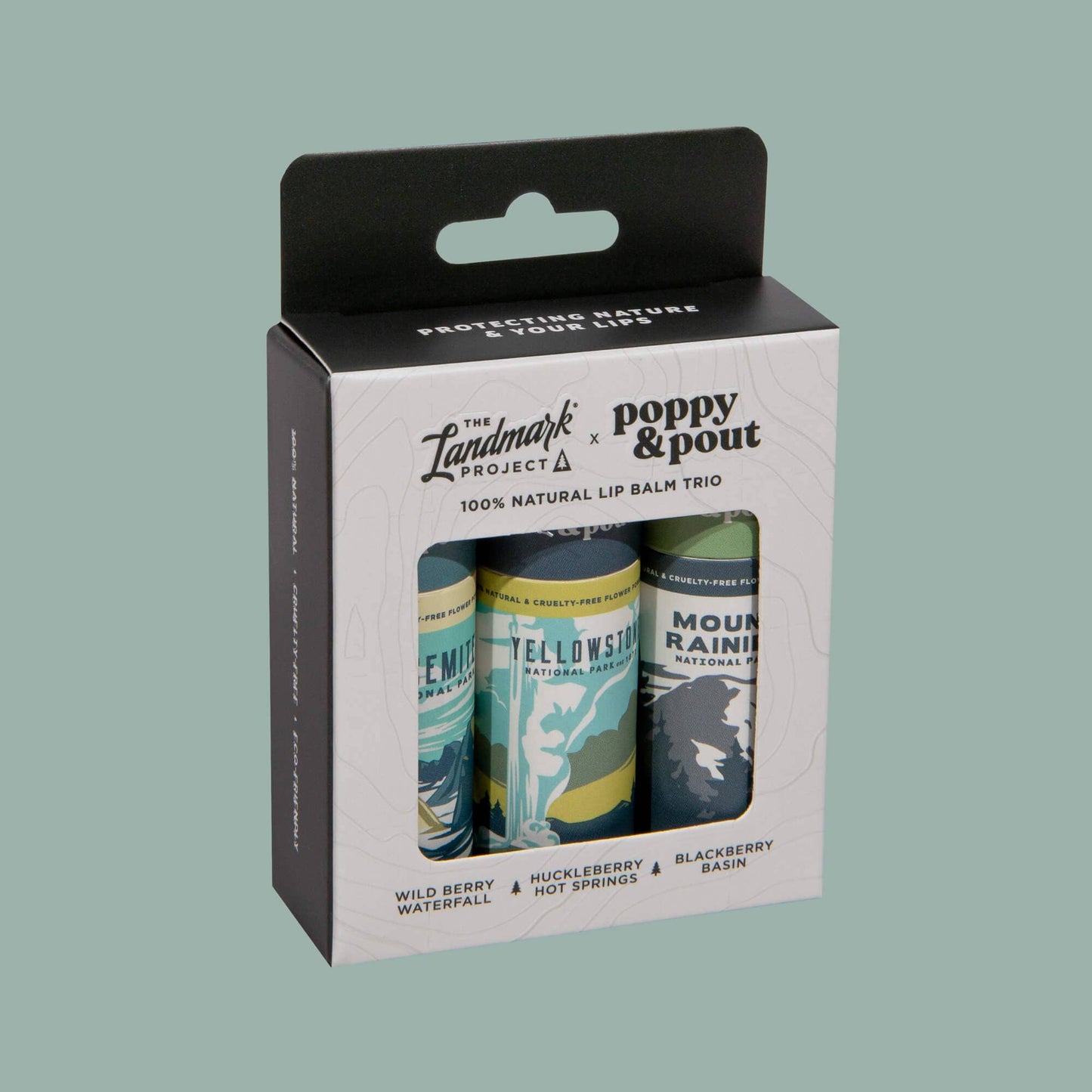 Gift Set, The Landmark Project, Lip Balm Trio, Mountain