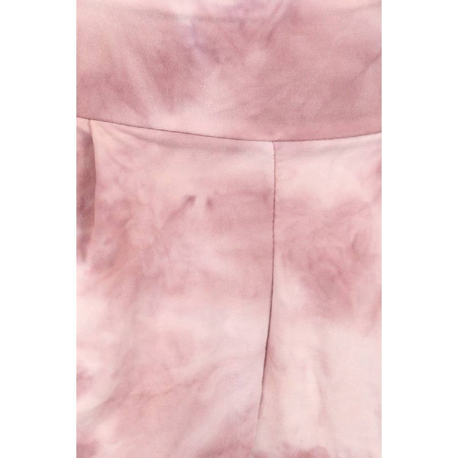 Buttery Soft High Waist Print Harem Shorts: MULTI