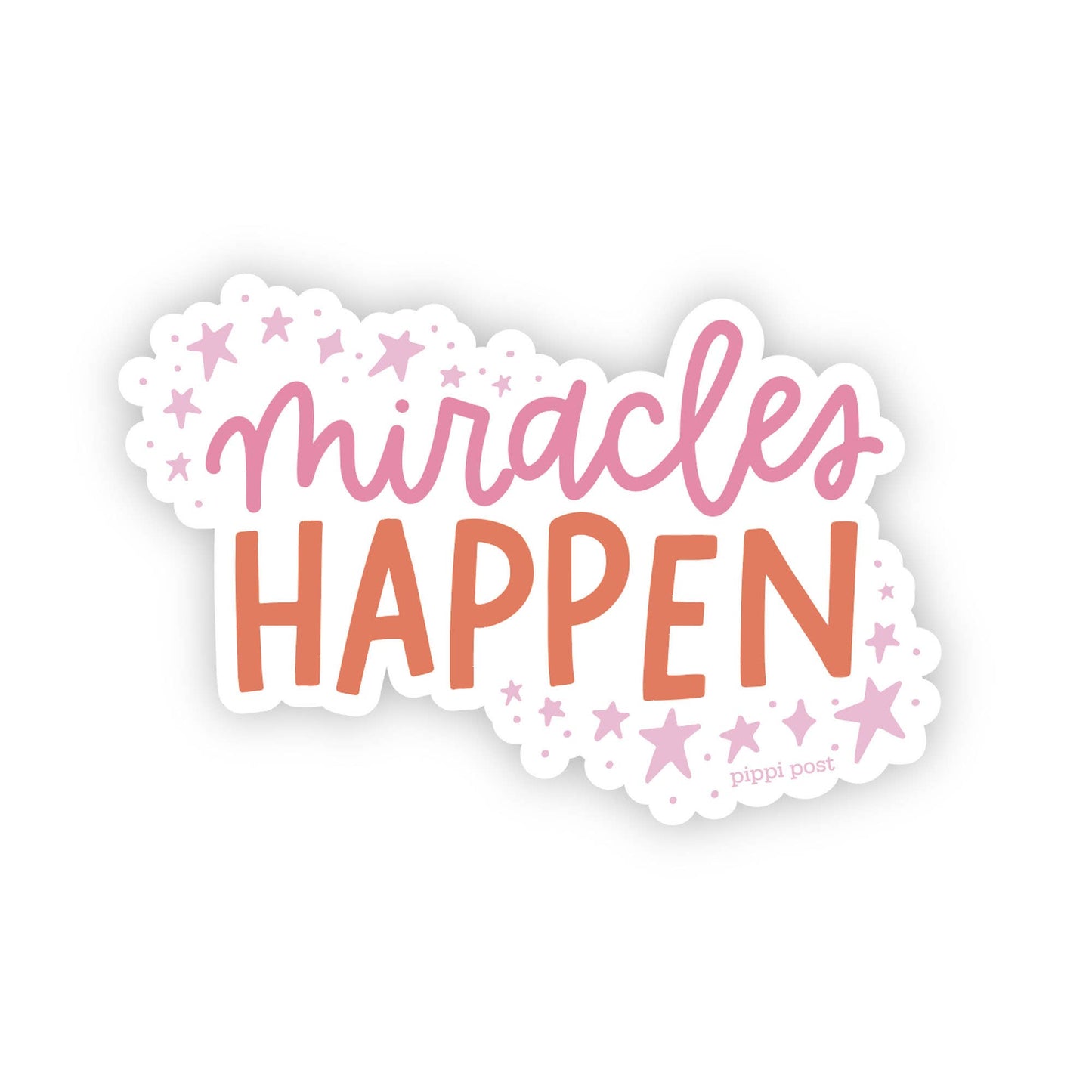 Miracles Happen Decal Sticker