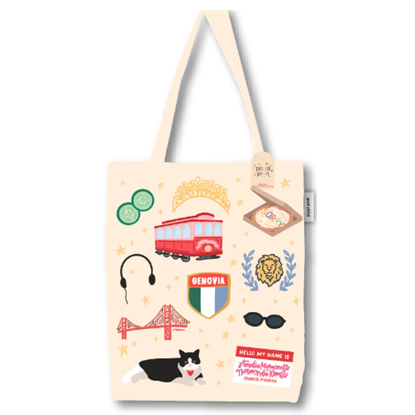 Princess Illustrations Tote Bag