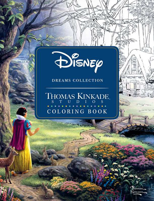 Disney Dreams Collection Thomas Kinkade Studios Coloring Book by Thomas Kinkade: Paperback; 128 pages / English
