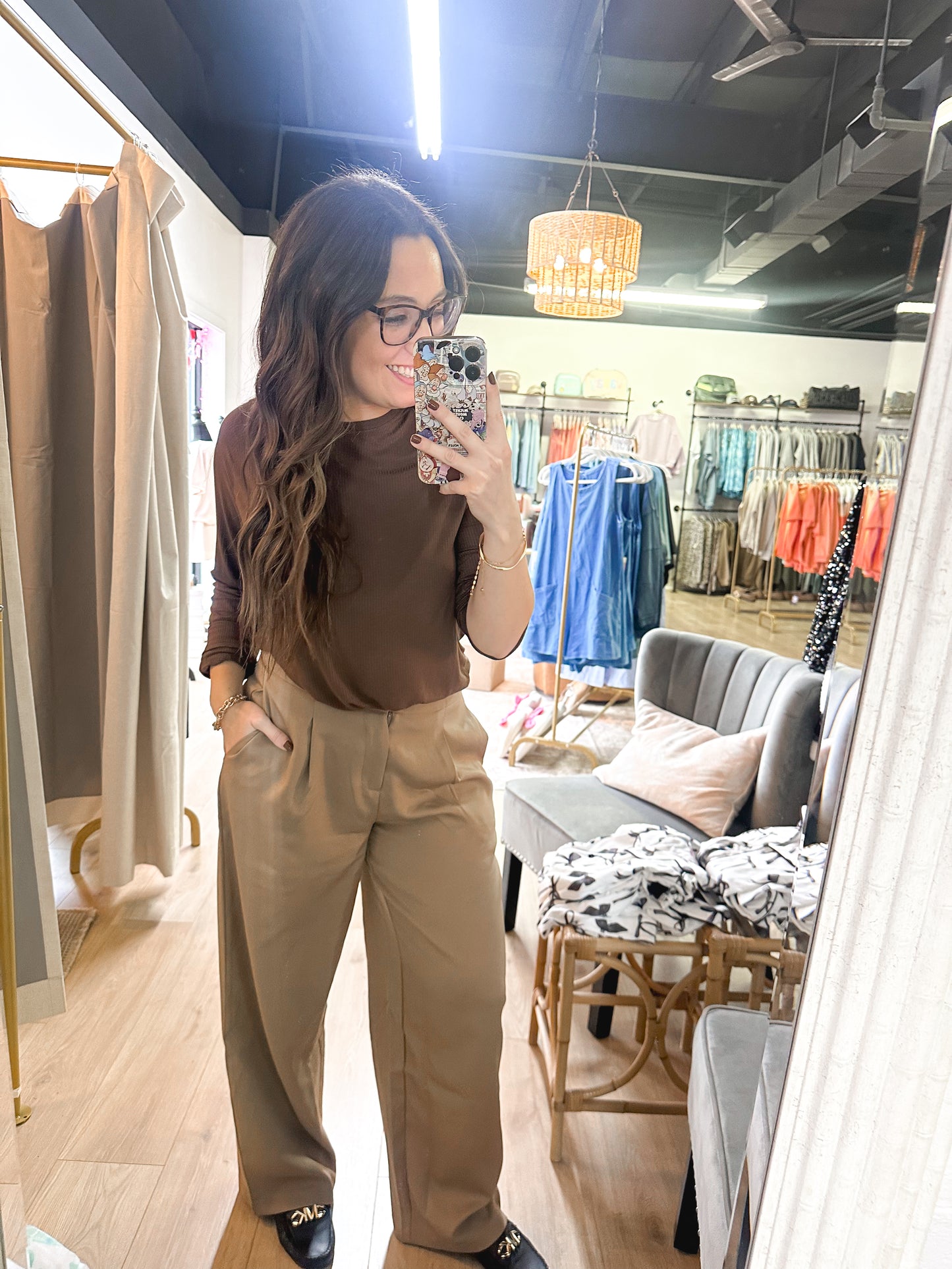 Classy Suit Slacks: Taupe