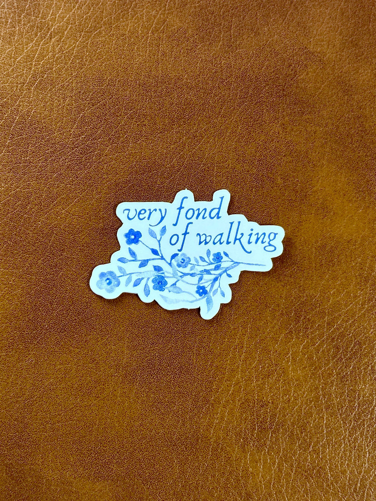 Pride & Prejudice Jane Austen Sticker - Very Fond of Walking
