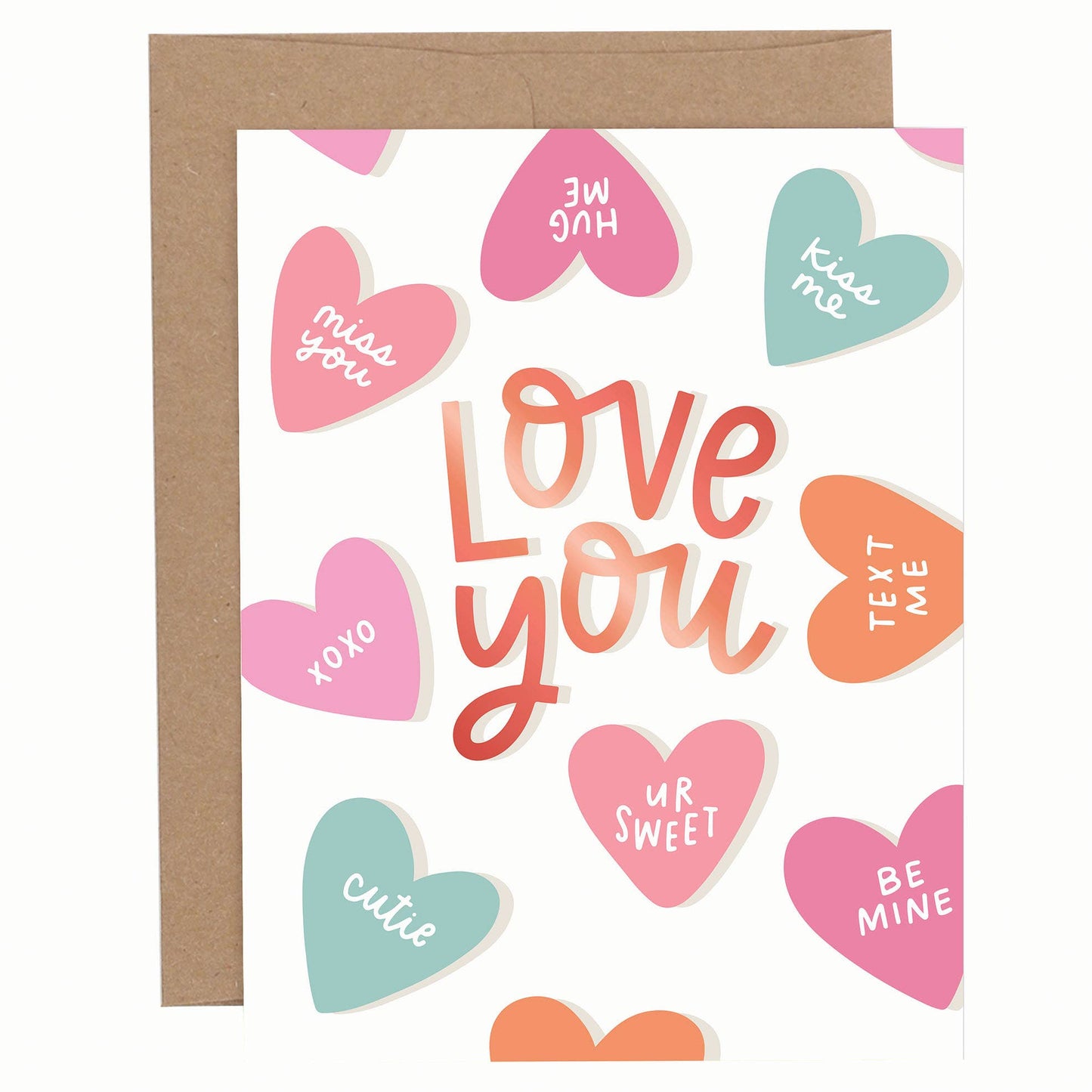 Love You Valentine's Greeting Card