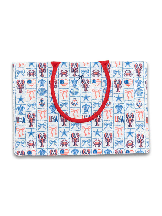 Simply Southern Tote Bag - Lobster Patch