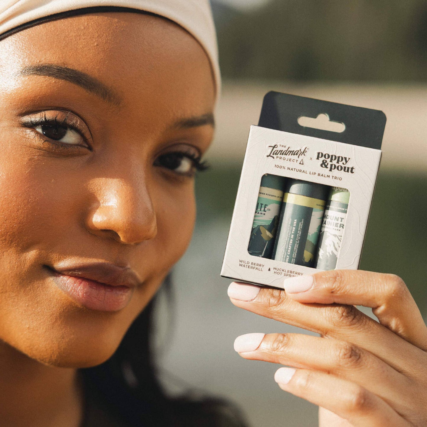 Gift Set, The Landmark Project, Lip Balm Trio, Mountain