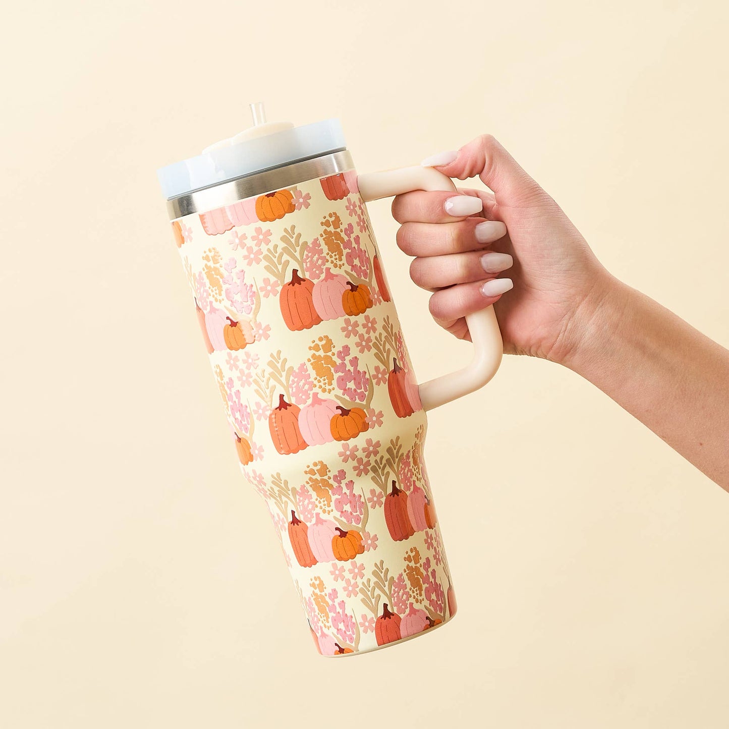 40 oz Take Me Everywhere Tumbler-Harvest Blooms