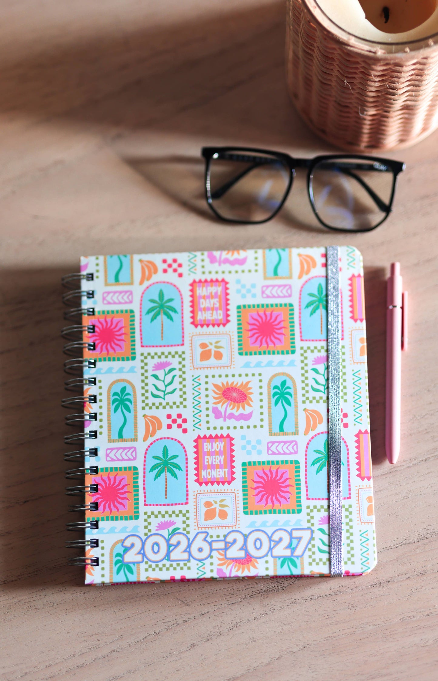 Agenda - 17-Month Academic Planner - Aug 2026 to Dec 2027: Italian Summer