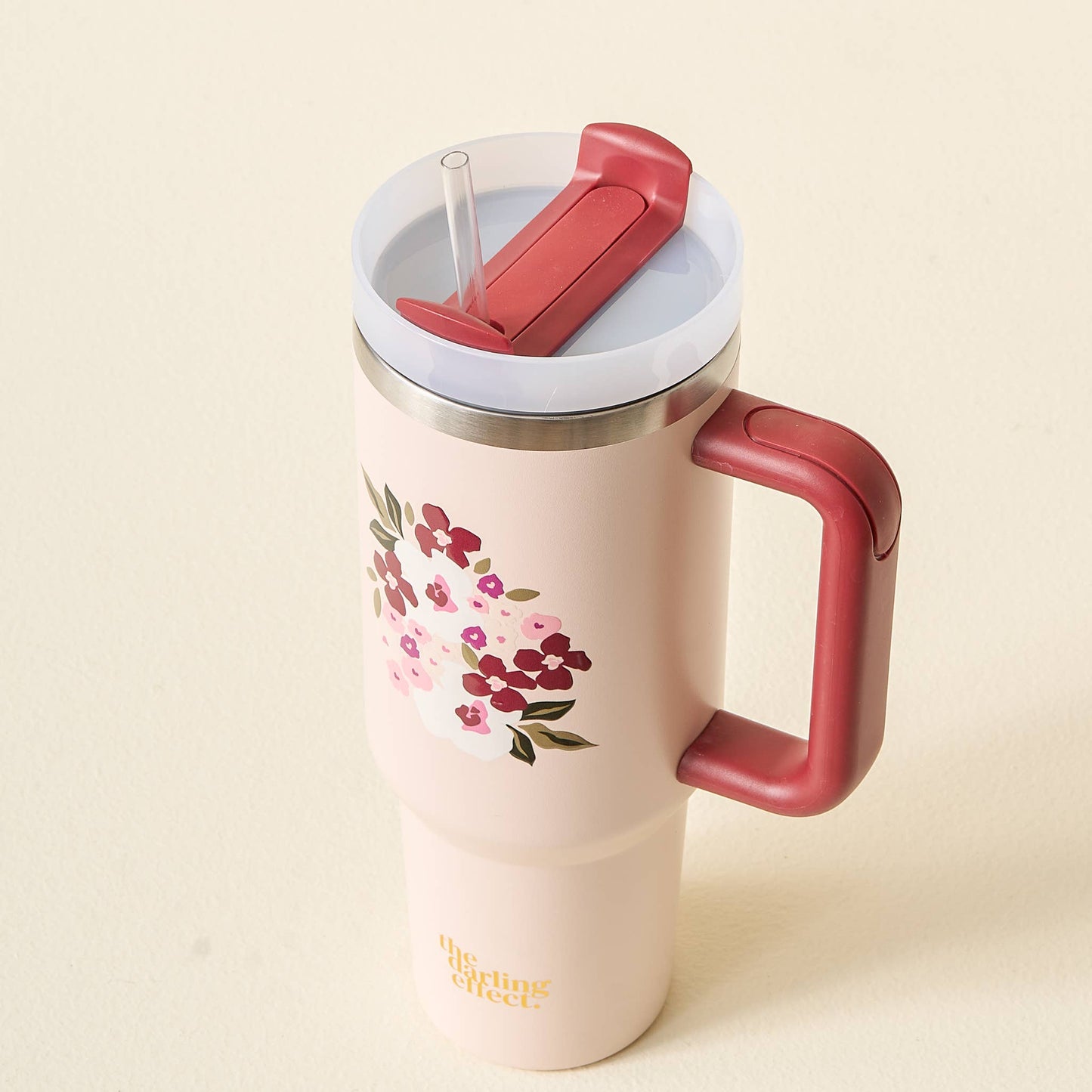 Take Me Everywhere Tumbler - Bloom Blush • 40oz