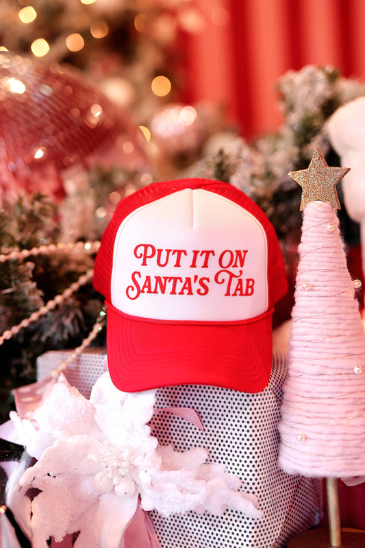 Santa's Tab - Trucker Hat (Red)