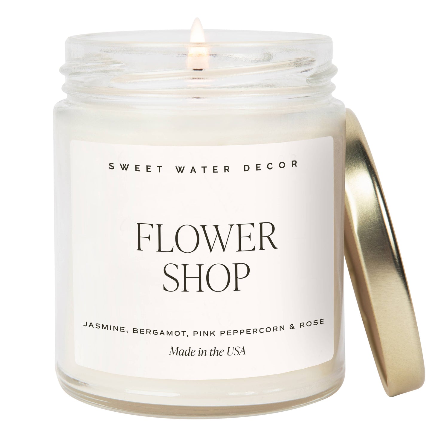 Flower Shop 9 oz Soy Candle - Home Decor & Gifts