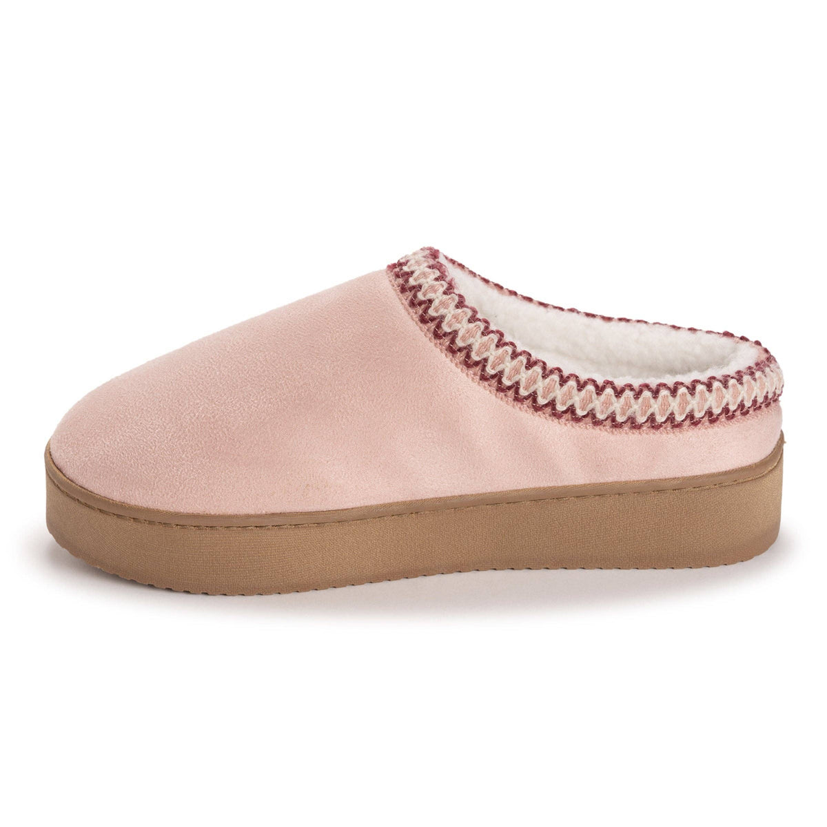MUK LUKS Women's Cressida Platform Clog Slippers: Pink