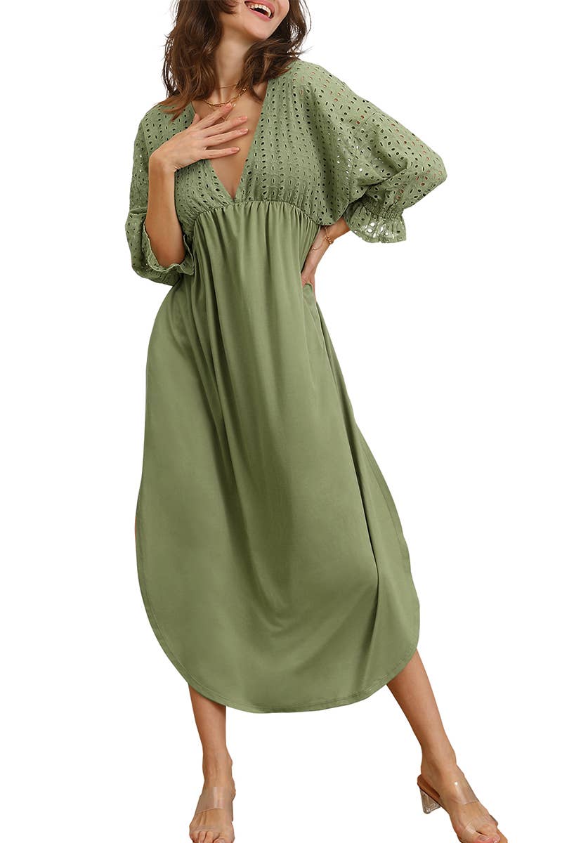 Danielle Springtime Dress : Sage