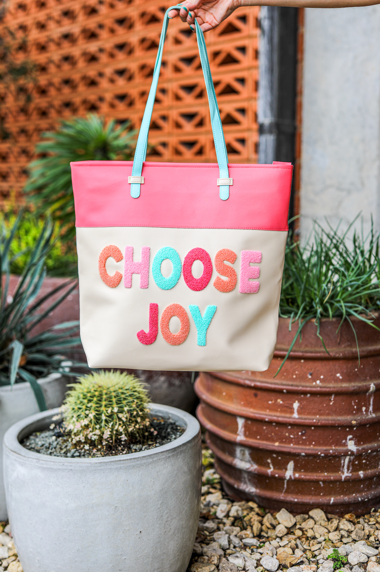 Laptop Tote- Choose Joy