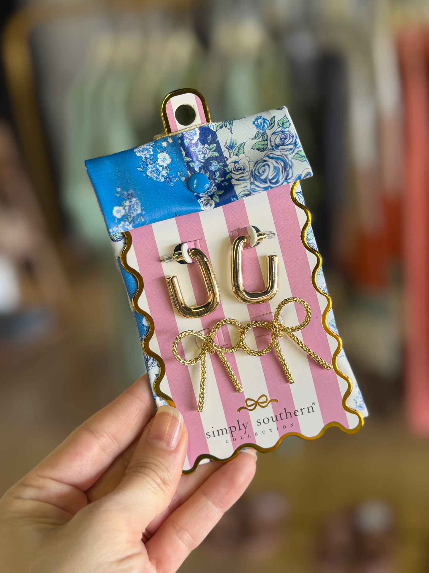 Simply Southern Earring Set - Bow Rope