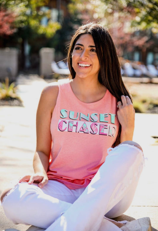 Sunset Chaser - Coral Tank