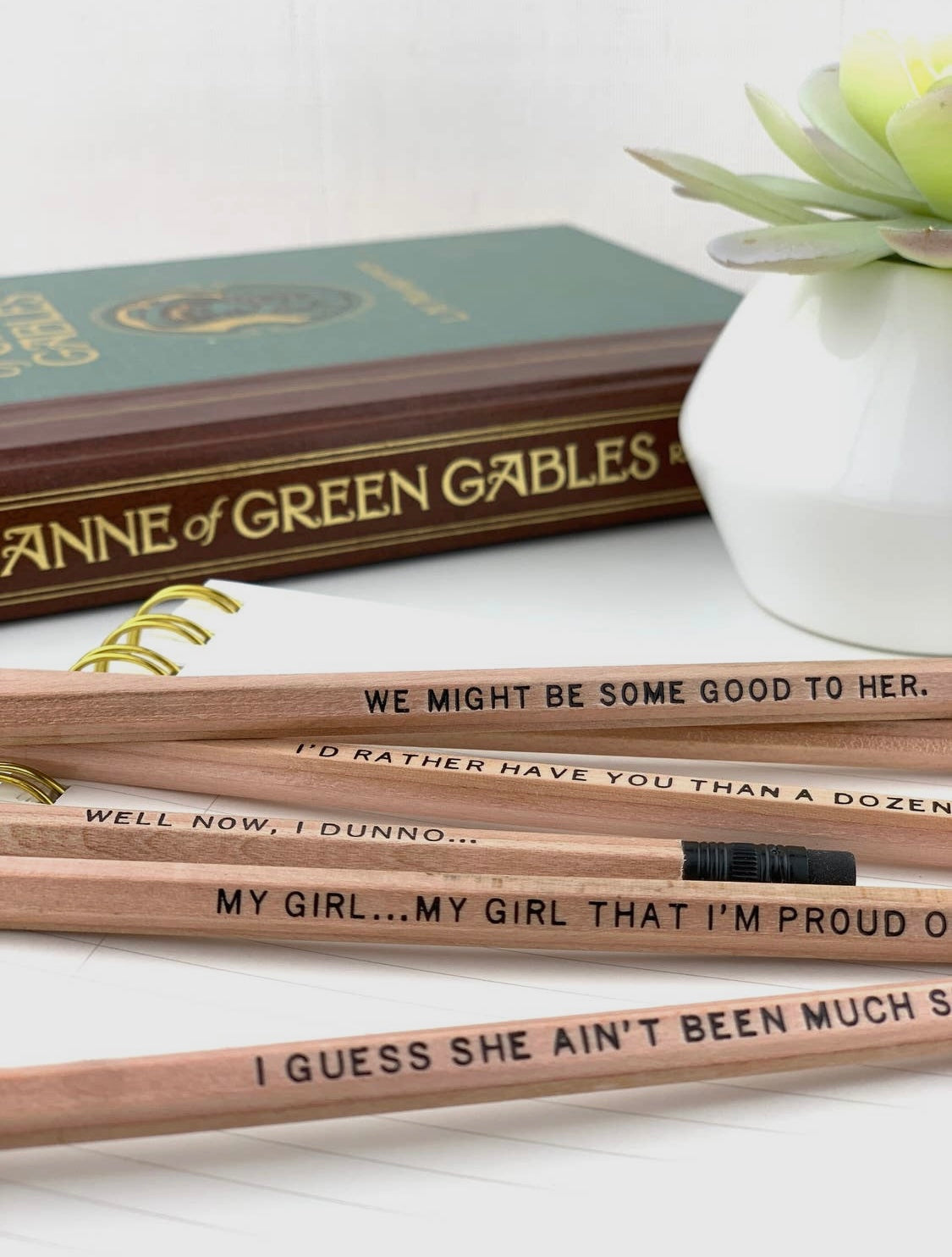 Anne of Green Gables Quote Pencils