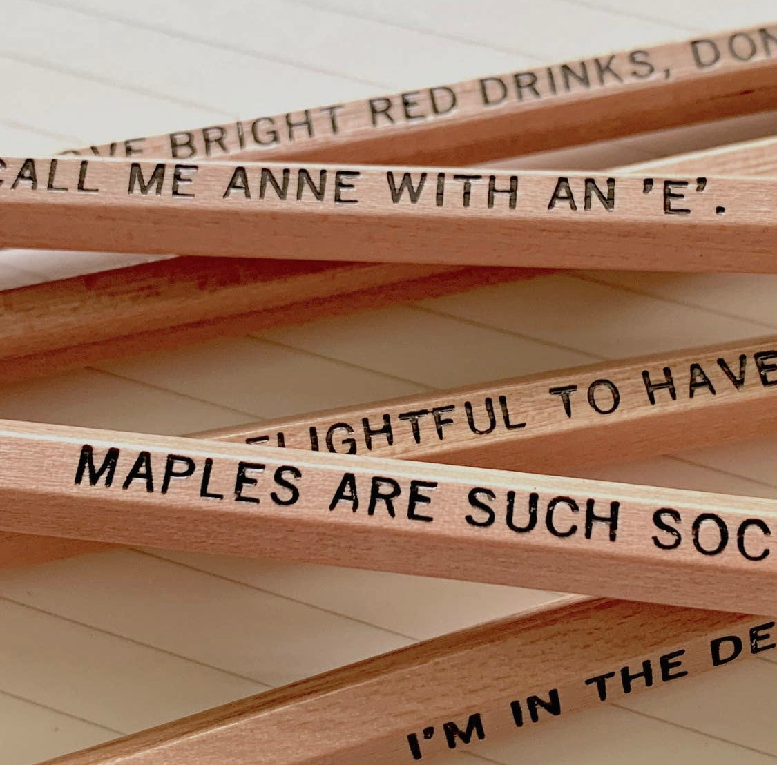 Anne of Green Gables Quote Pencils