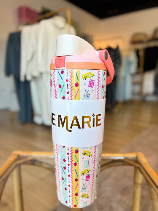 Teaching is Sweet 30 Oz. Water Bottle w/ Bucket Handle