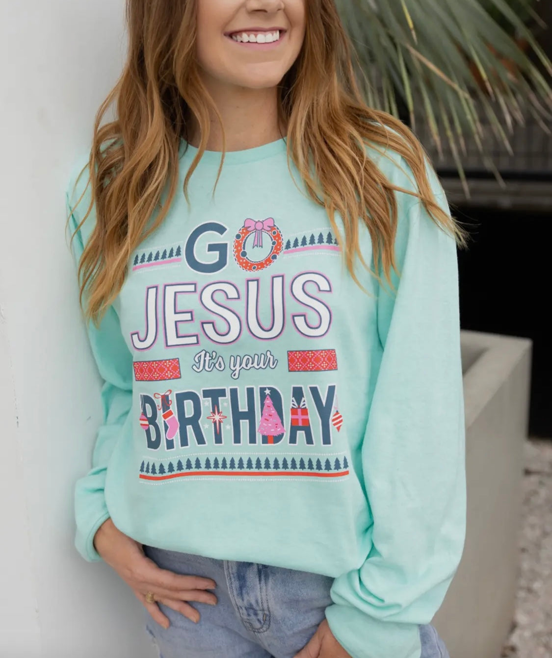 Go Jesus Longsleeve Graphic Tee