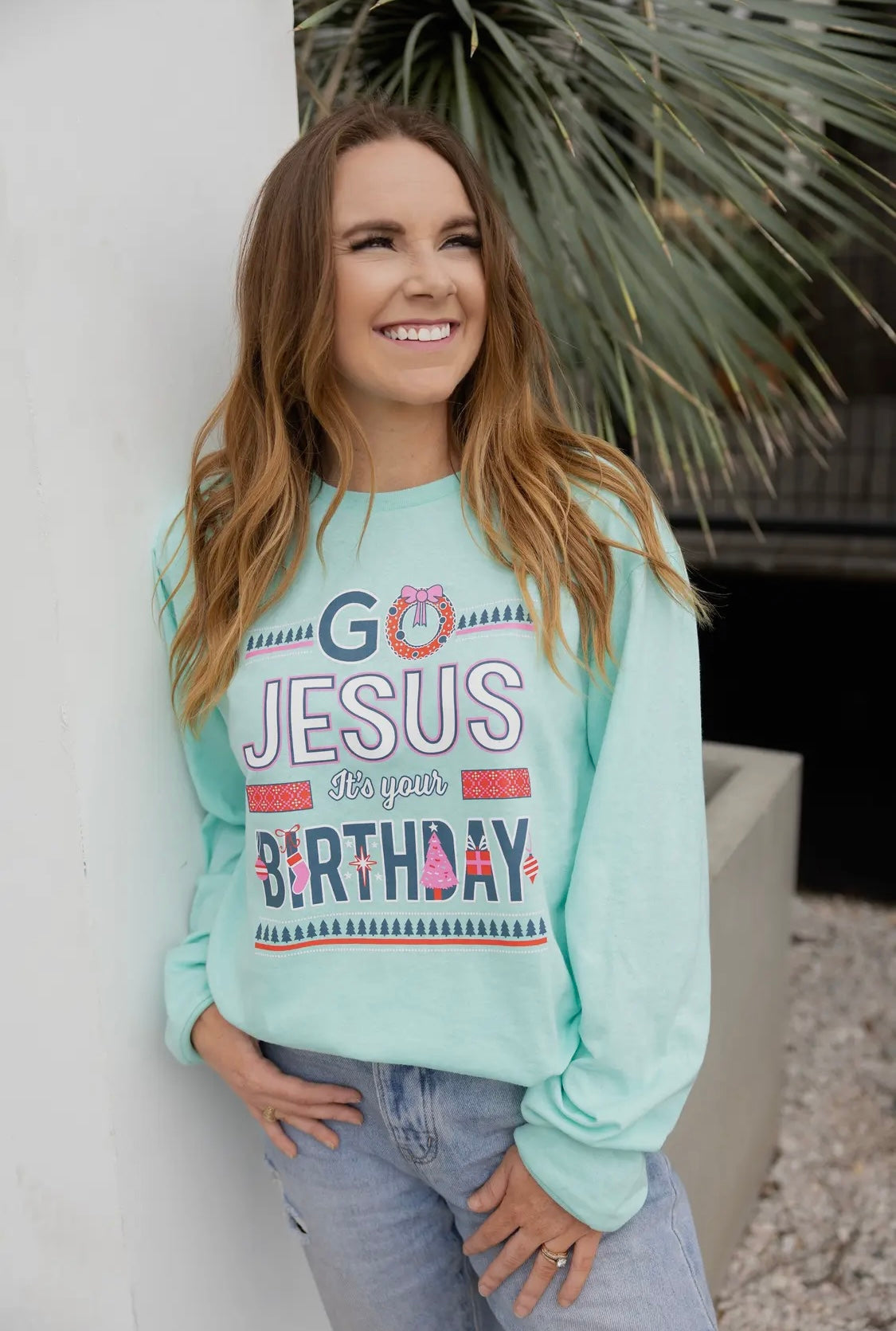 Go Jesus Longsleeve Graphic Tee