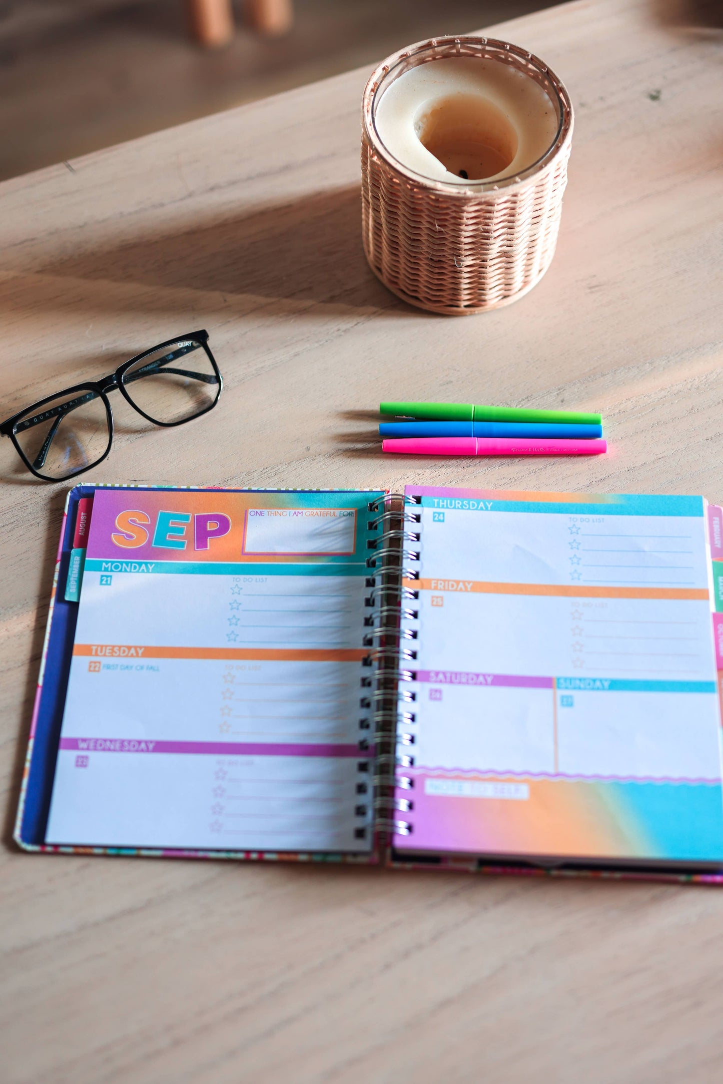 Agenda - 17-Month Academic Planner - Aug 2026 to Dec 2027: Italian Summer
