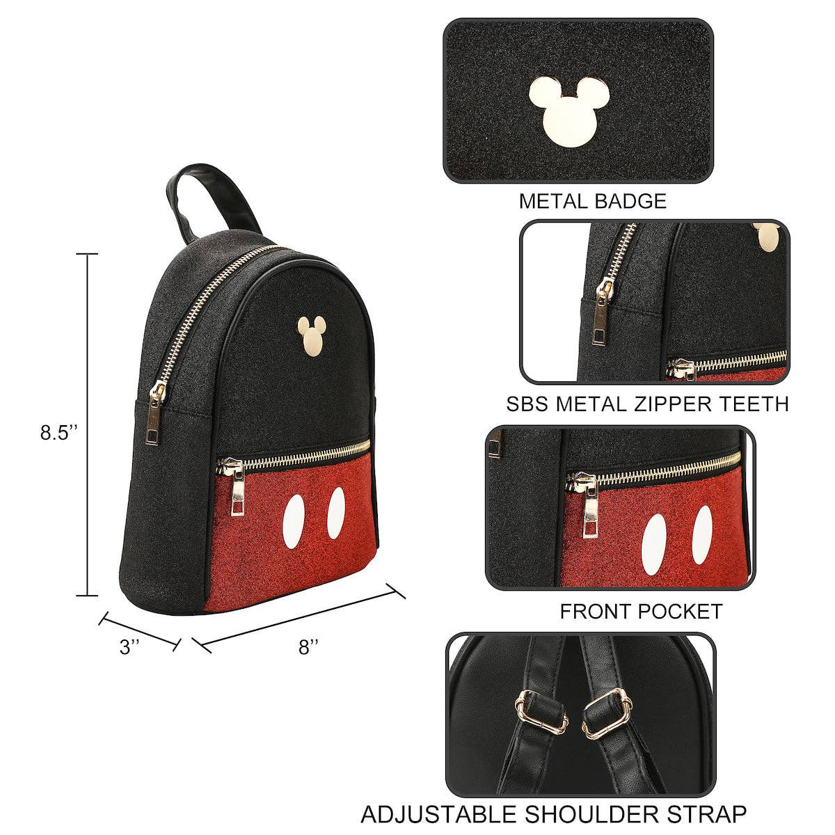 Disney Mickey Mouse Mini Backpack: Mickey Mouse Shorts