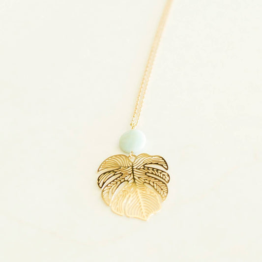 Aqua Palm Bay Necklace