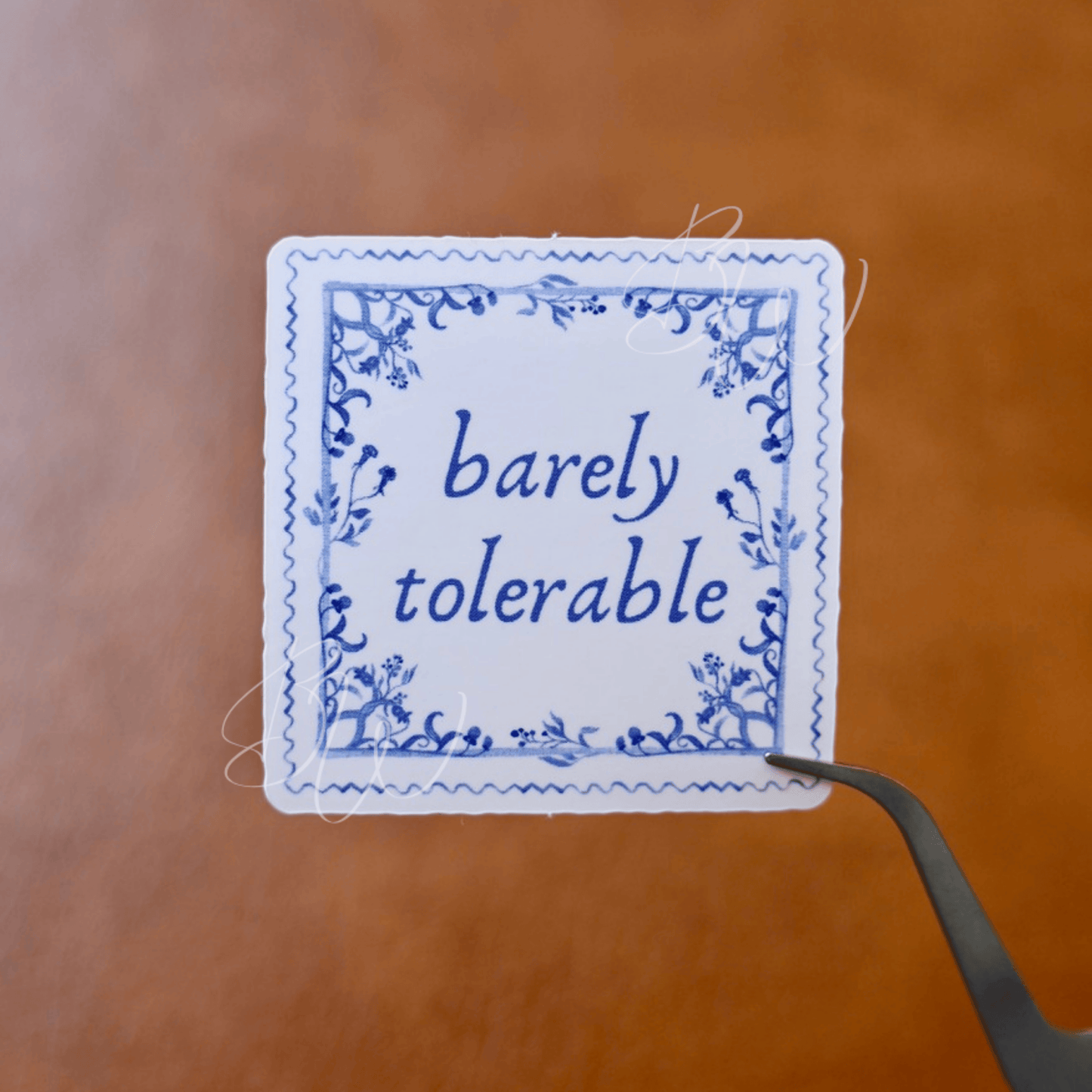 Pride and Prejudice Jane Austen Sticker - Barely Tolerable
