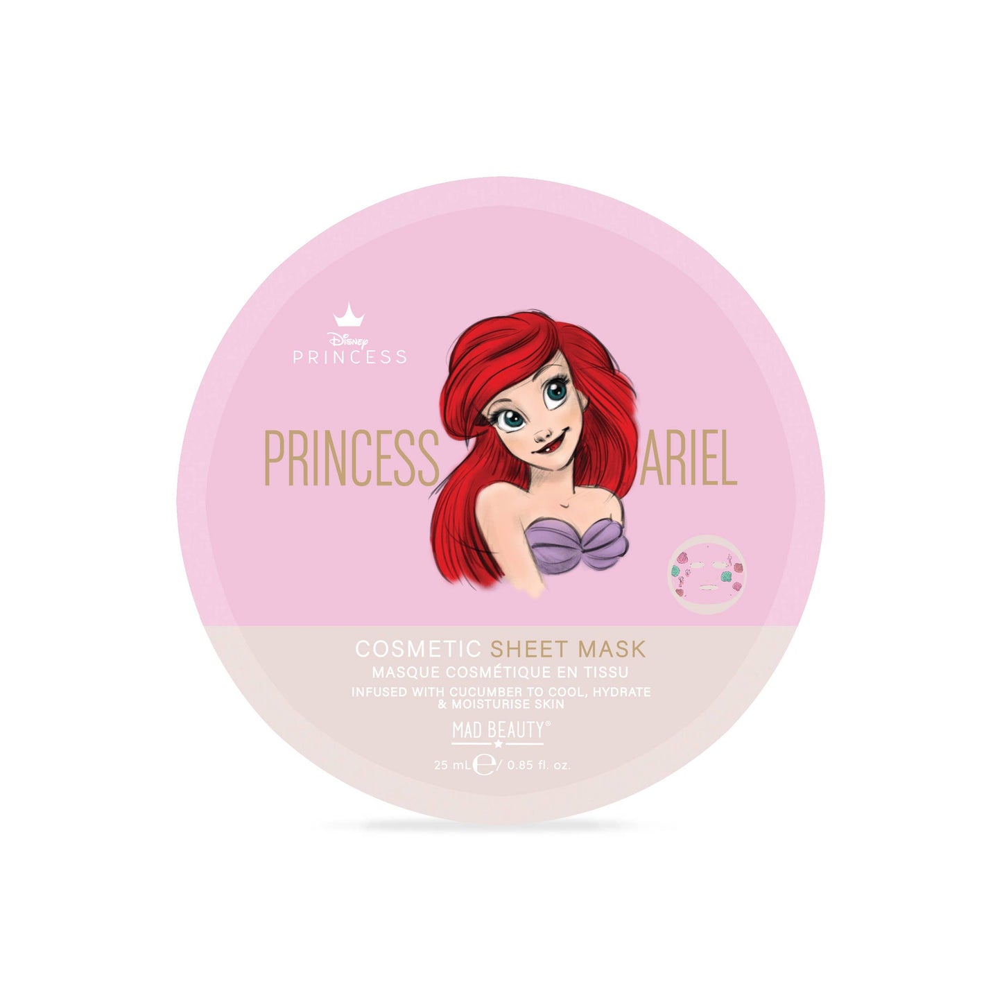 Mad Beauty Disney Pure Princess Sheet Face Mask Set (5pc)