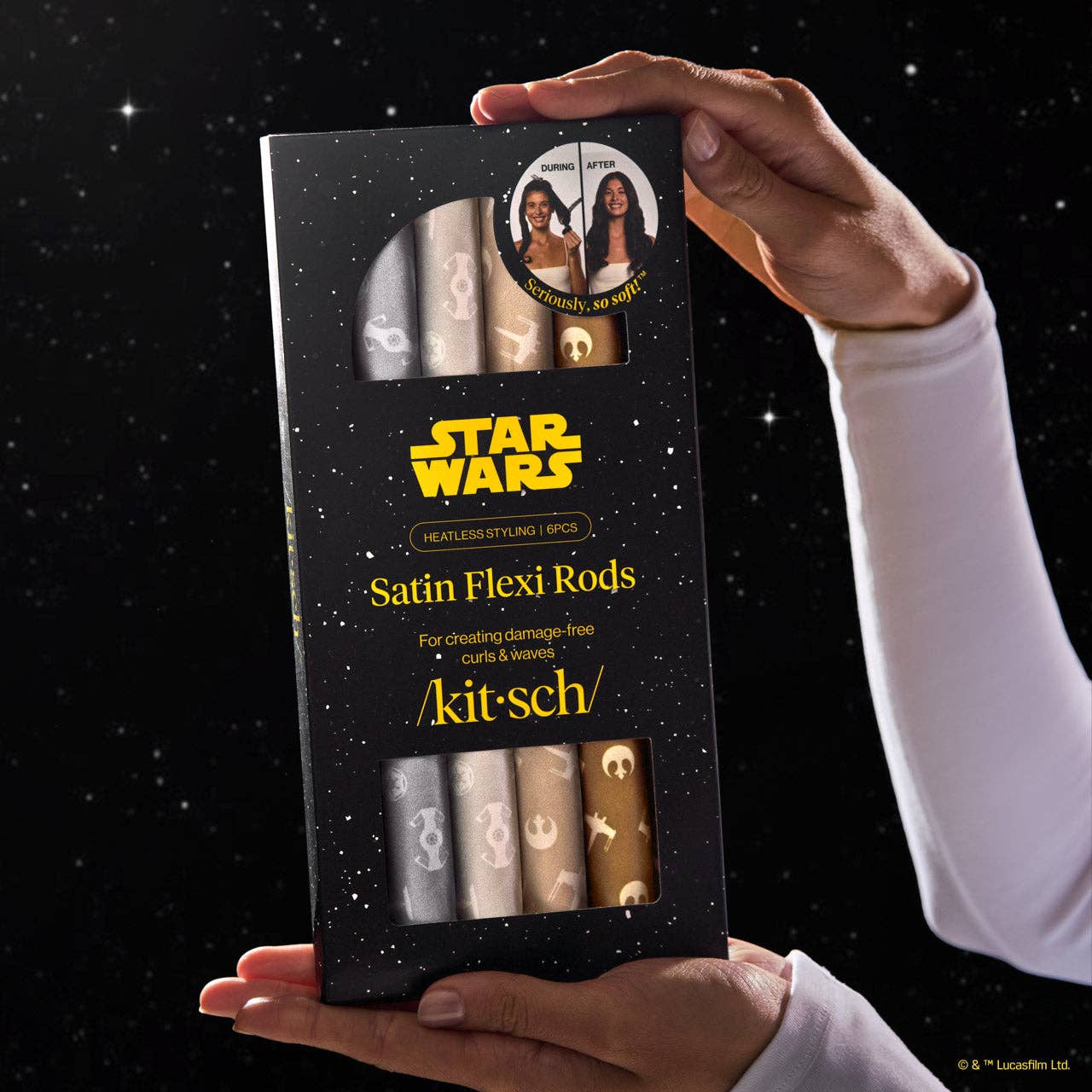 Star Wars™ & Kitsch Satin Flexi Rods - Light Side vs Dark Side
