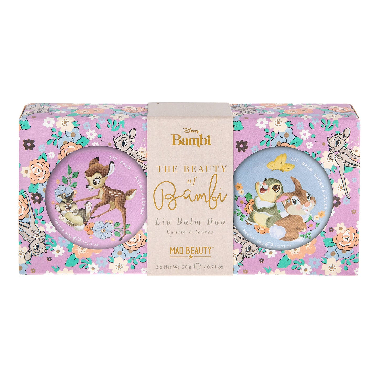 Mad Beauty Disney Beauty Of Bambi Lip Balm Duo